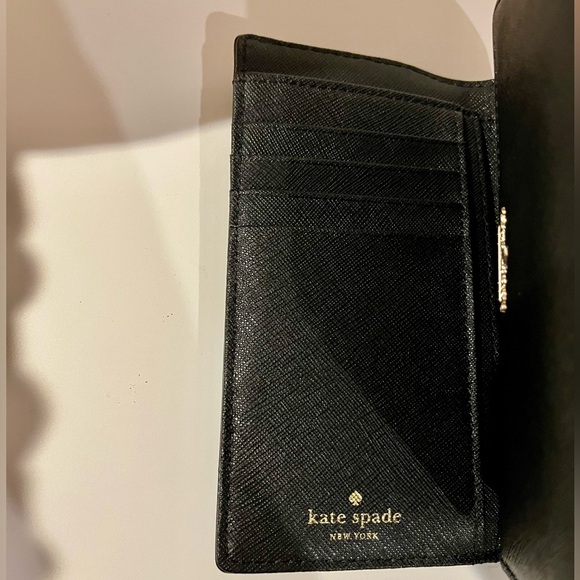 Kate Spade black leather wallet - Picture 3 of 6